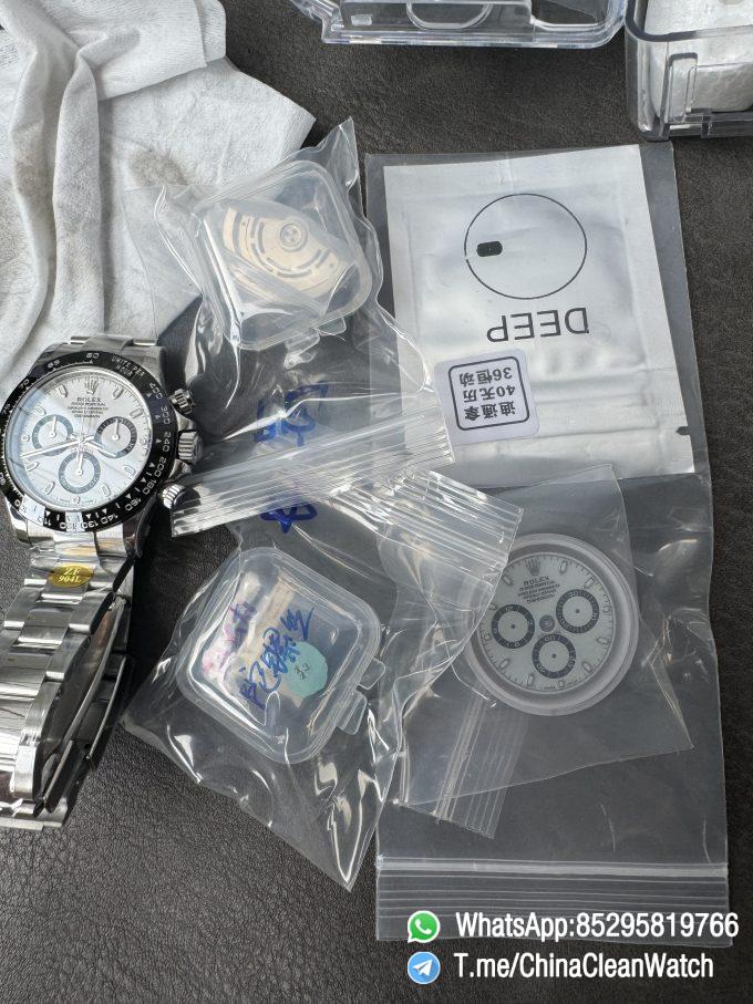ZF Daytona Panda SWF Dial Deep Sapphire High Transparency Crystal Black Ceramic Bezel 904L Stainless Steel Case and Oyster Bracelet SH4130 Calibre 12